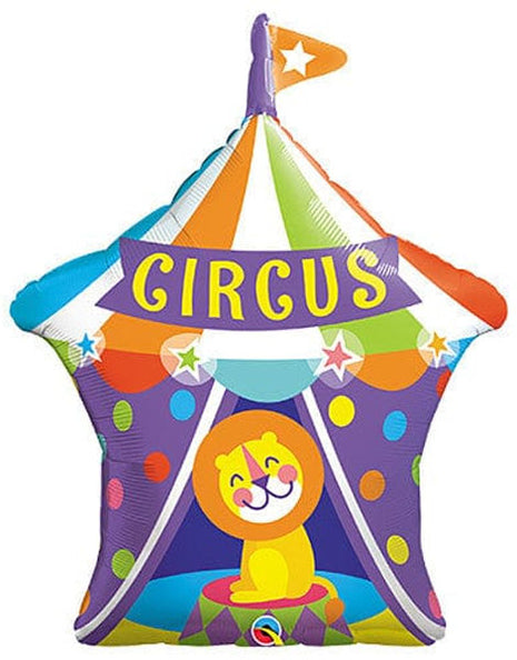 36in Qualatex Circus Lion Balloon - Joker Party Supply