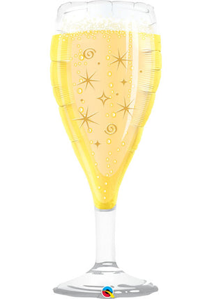 39in Qualatex Bubble Wine Glass Balloon - Joker Party Supply