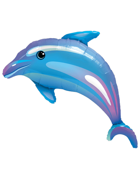 42in Qualatex Delightful Dolphin Balloon - Joker Party Supply
