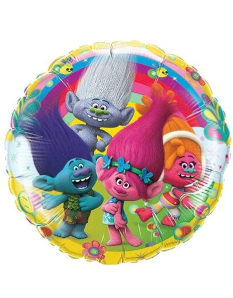 Globo Trolls Qualatex de 18 pulgadas
