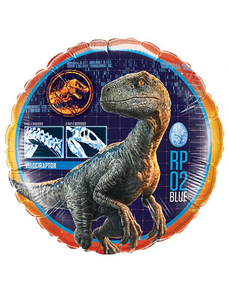 Globo Qualatex Jurassic World El Reino Caído de 18 pulgadas