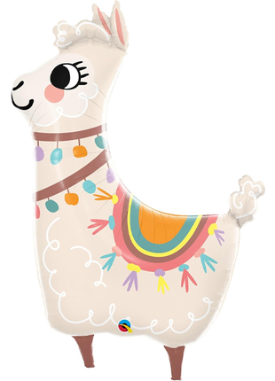 45in Qualatex Loveable Llama Balloon - Joker Party Supply