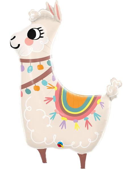 45in Qualatex Loveable Llama Balloon - Joker Party Supply