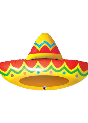 41in Qualatex Fiesta Sombrero Balloon - Joker Party Supply