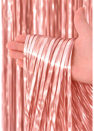 SoNice Rose Gold Foil Curtain 8ft