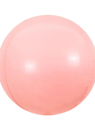 10in Loon Balls Pastel Pink Sphere Balloons 3pc