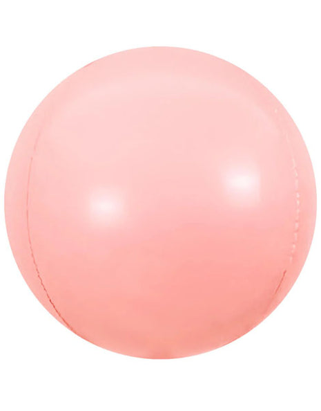 Globos esféricos Loon Balls de 7 pulgadas en color rosa pastel (3 unidades)