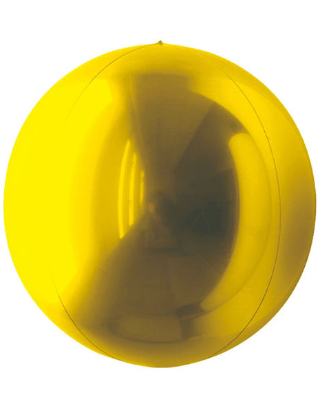 Globo esférico dorado auténtico Loon Balls de 7 pulgadas (3 piezas)