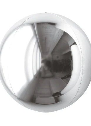 Globo esférico plateado Loon Balls de 24 pulgadas (3 piezas)