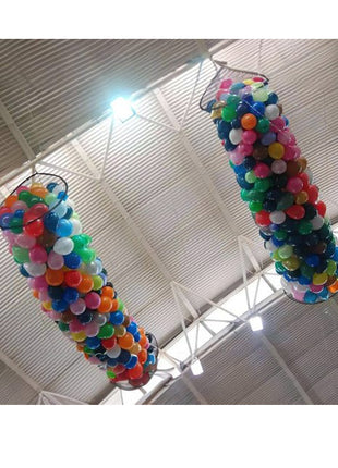 Silver Rainbow Boss1000 Balloon Drop Net 23ft x 4.5ft