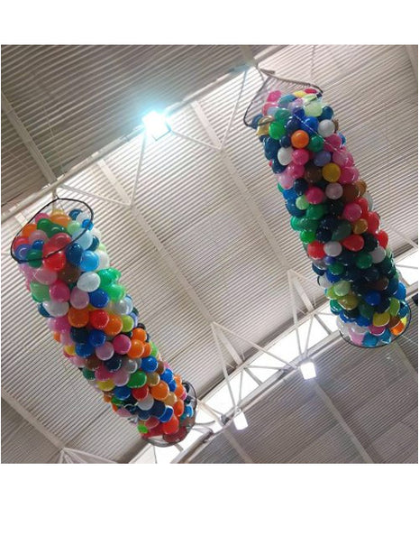 Silver Rainbow Boss1000 Balloon Drop Net 23ft x 4.5ft