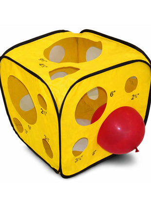 Silver Rainbow Holey Box Balloon Sizer