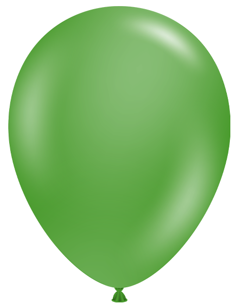 11in Tuftex Green 100 Ct - Joker Party Supply