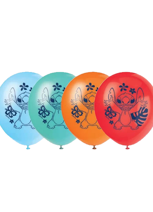 12in Unique Stitch Aloha Latex Balloons 8ct - Joker Party Supply