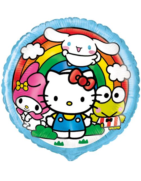 18in Unique Hello Kitty and Friends Balloon - Joker Party Supply