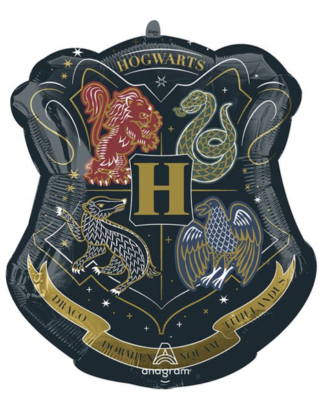 22in Harry Potter Hogwarts Crest Balloon - Joker Party Supply
