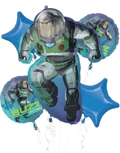 Anagram Lightyear Bouquet Balloons 5pc - Joker Party Supply