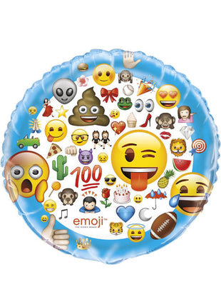 34in Unique Emoji Balloon - Joker Party Supply