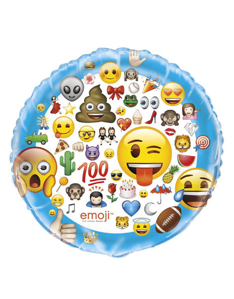 34in Unique Emoji Balloon - Joker Party Supply