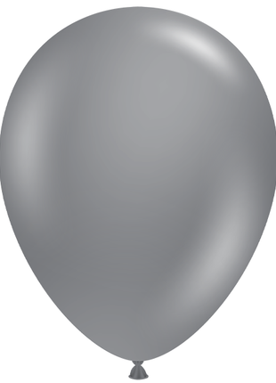 11in Tuftex Gray Smoke 100 Ct - Joker Party Supply
