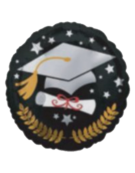 Globo Value Plus de 18 pulgadas con birrete y diploma