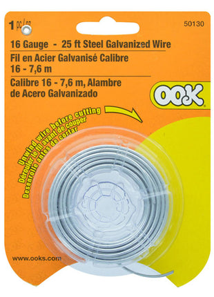 OOK 16 Gauge 25ft Galvanized Wire - Joker Party Supply