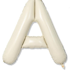 40in Joker Party White Sand Letter A Balloon - Joker Party Supply