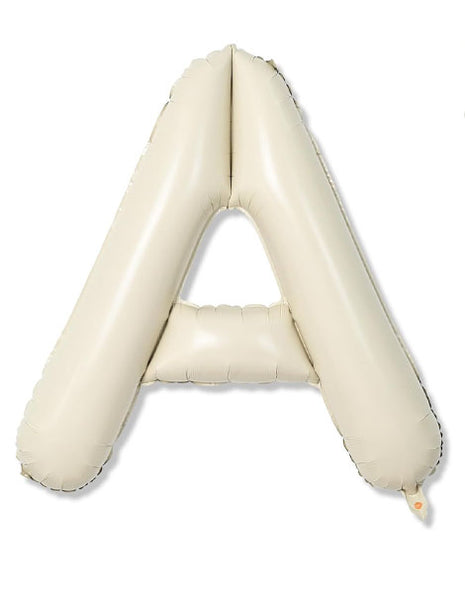 40in Joker Party White Sand Letter A Balloon - Joker Party Supply