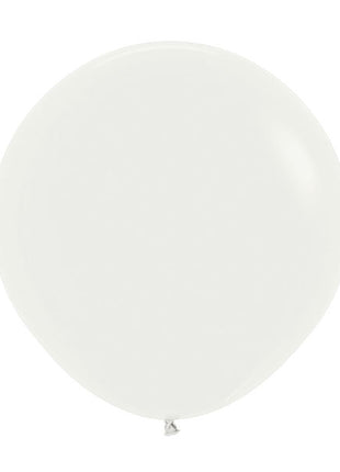 24in Sempertex Deluxe Almond White 3ct