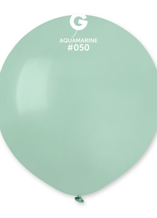 19in Gemar Standard Aquamarine Balloons 25ct #050 - Joker Party Supply