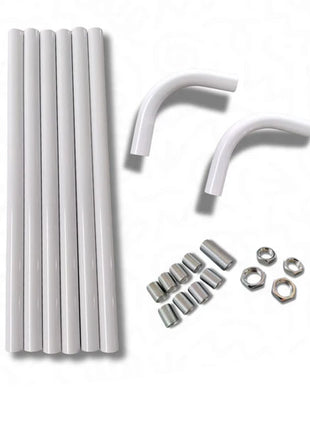 Kit de arco cuadrado decorativo DecoChamp para bases decorativas de 16 y 24 pulgadas (solo postes)