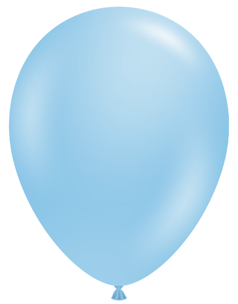 11in Tuftex Baby Blue 100 Ct - Joker Party Supply