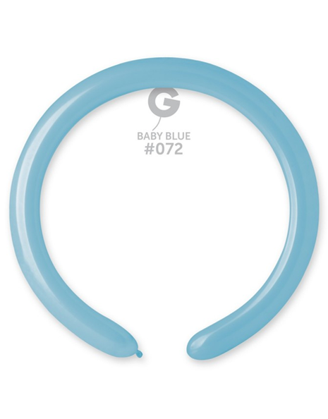260 Gemar Standard Baby Blue Balloons 50ct #072 - Joker Party Supply