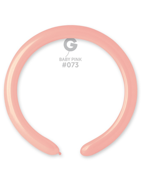 260 Gemar Standard Baby Pink Balloons 50ct #073 - Joker Party Supply
