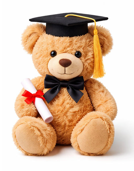 4in Felt Graduation Caps 3pc