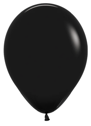 5in Sempertex Deluxe Black 100ct - Joker Party Supply