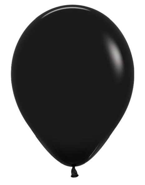 5in Sempertex Deluxe Black 100ct - Joker Party Supply