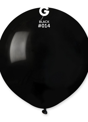 19in Gemar Standard Black Balloons 25ct #014 - Joker Party Supply