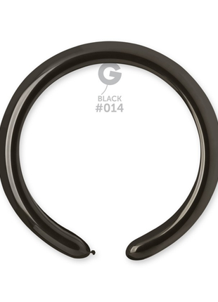 260 Gemar Standard Black Balloons 50ct #014 - Joker Party Supply