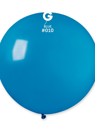 31in Gemar Standard Blue Balloon 1ct #010 - Joker Party Supply