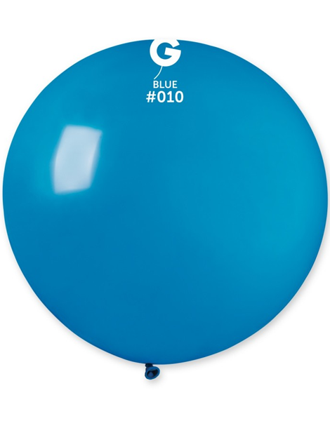 31in Gemar Standard Blue Balloon 1ct #010 - Joker Party Supply