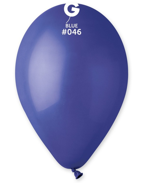 12in Gemar Standard Royal Blue Balloons 50ct #046 - Joker Party Supply