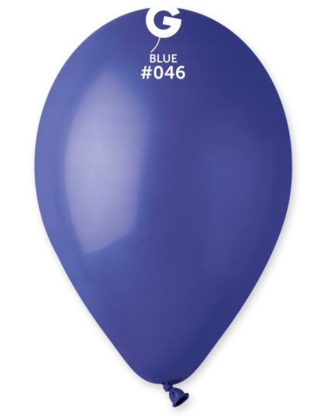 12in Gemar Standard Royal Blue Balloons 50ct #046 - Joker Party Supply