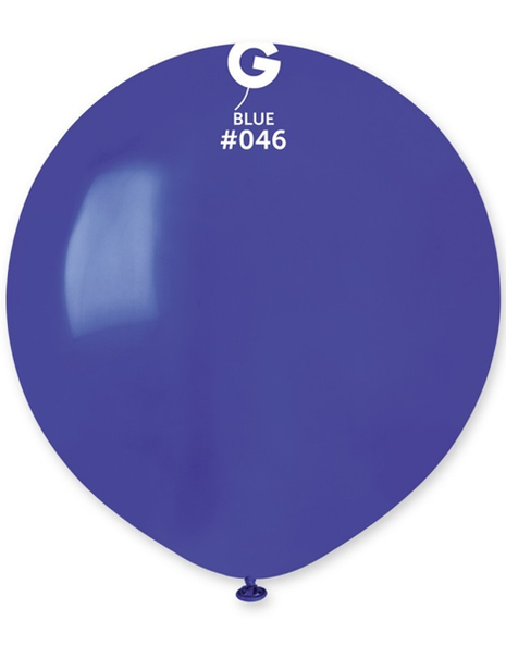 19in Gemar Standard Royal Blue Balloons 25ct #046 - Joker Party Supply