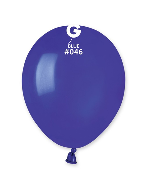5in Gemar Standard Royal Blue Balloons 100 # 046 - Joker Party Supply