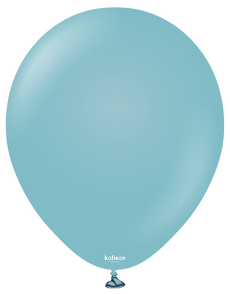 5in Kalisan Retro Blue Glass 100Ct - Joker Party Supply