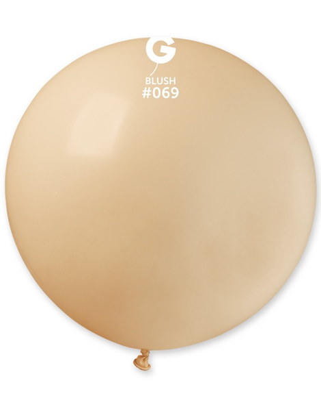 31in Gemar Standard Blush Balloon 1ct #069 - Joker Party Supply