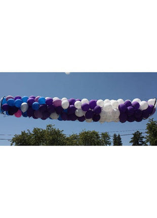 Silver Rainbow Boss 250 Balloon Drop Net (Low Ceiling) 28ft x 2ft