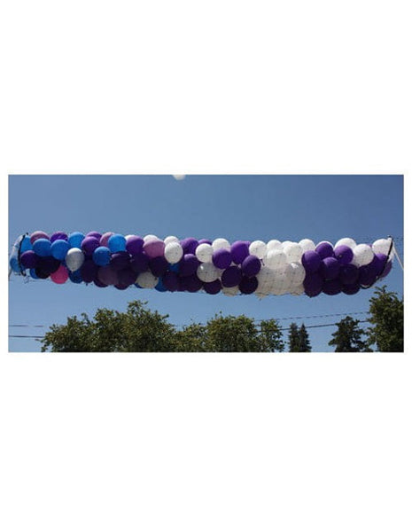 Silver Rainbow Boss 250 Balloon Drop Net (Low Ceiling) 28ft x 2ft