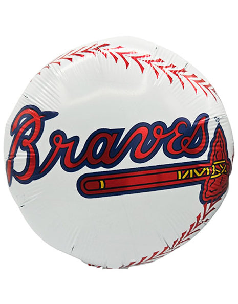 Globo de béisbol clásico de los Atlanta Braves de 18 pulgadas